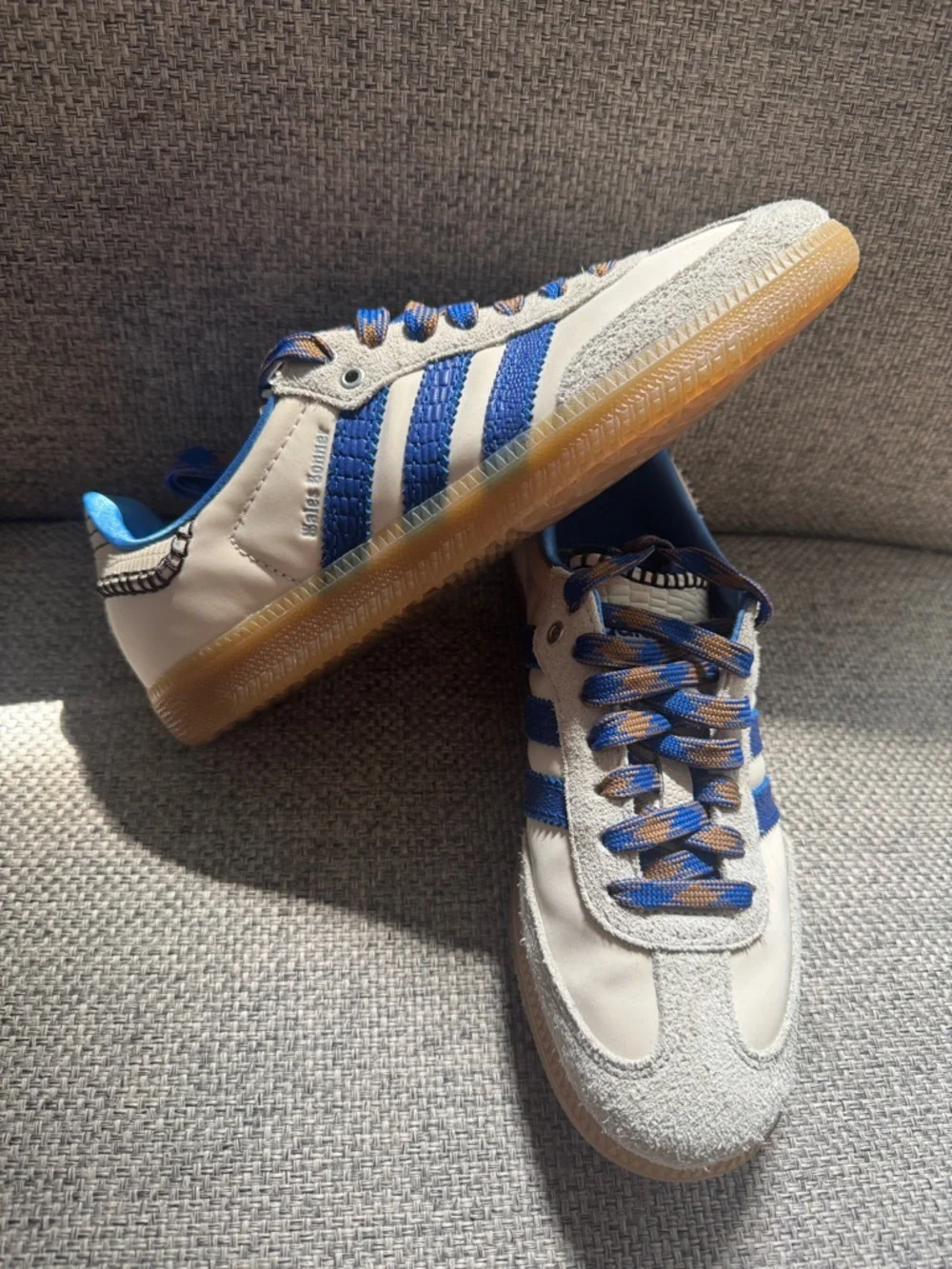 Wales Bonner x adidas Samba Nylon 'Wonder Clay Cobalt/ Royal Blue'